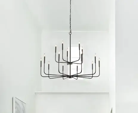 Chandelier in Hallway