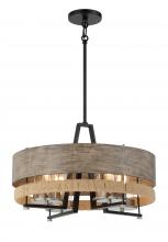 Minka 2764-733 - Silver Creek - 4 Light Convertible Pendant