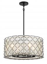 Minka 2864-66A - Sheer Elegance - 4 Light Convertiable Pendant