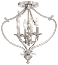 Minka 3332-84 - 4 LIGHT SEMI FLUSH AND CHANDELIER