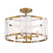 Minka 3635-732 - Veil - 4 Light Semi Flush