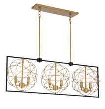 Minka 3917-707A - Titans Trace - 6 Light Island Light