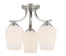 Minka 4926-84 - Shyloh - 3 Light Semi Flush / Chandelier