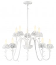 Minka 5907-655 - 10 LIGHT TOW TIER CHANDELIER