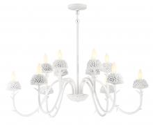Minka 5908-655 - 12 LIGHT TWO TIER CHANDELIER