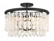 Minka 6703-66 - SHIMMERING ELEGANCE - 4 LIGHT SEMI FLUSH