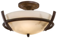 Minka 687-14 - Calavera - 3 Light Semi Flush