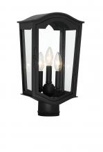 Minka 73206-66 - Houghton Hall - 3 Light Outdoor Post