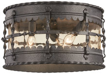 Minka 8889-A39 - Mallorca - 3 Light Outdoor Flush Mount