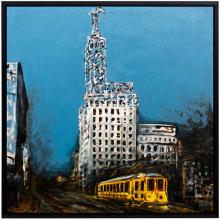 Art by Cartwright WI33662 - Court Square Trolley