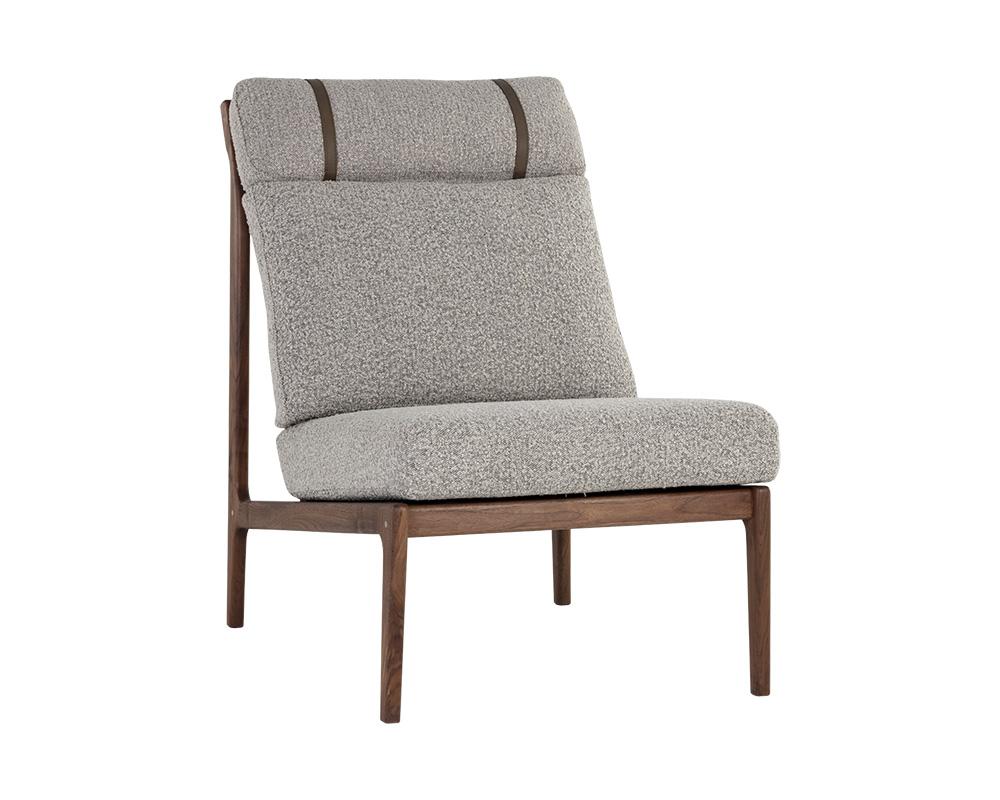 ELANOR LOUNGE CHAIR - WALNUT - ALTRO CAPPUCCINO