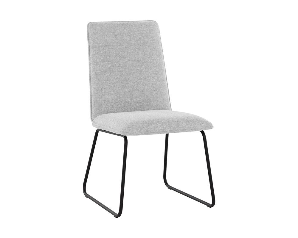 HUXLEY DINING CHAIR - BELFAST HEATHER GREY