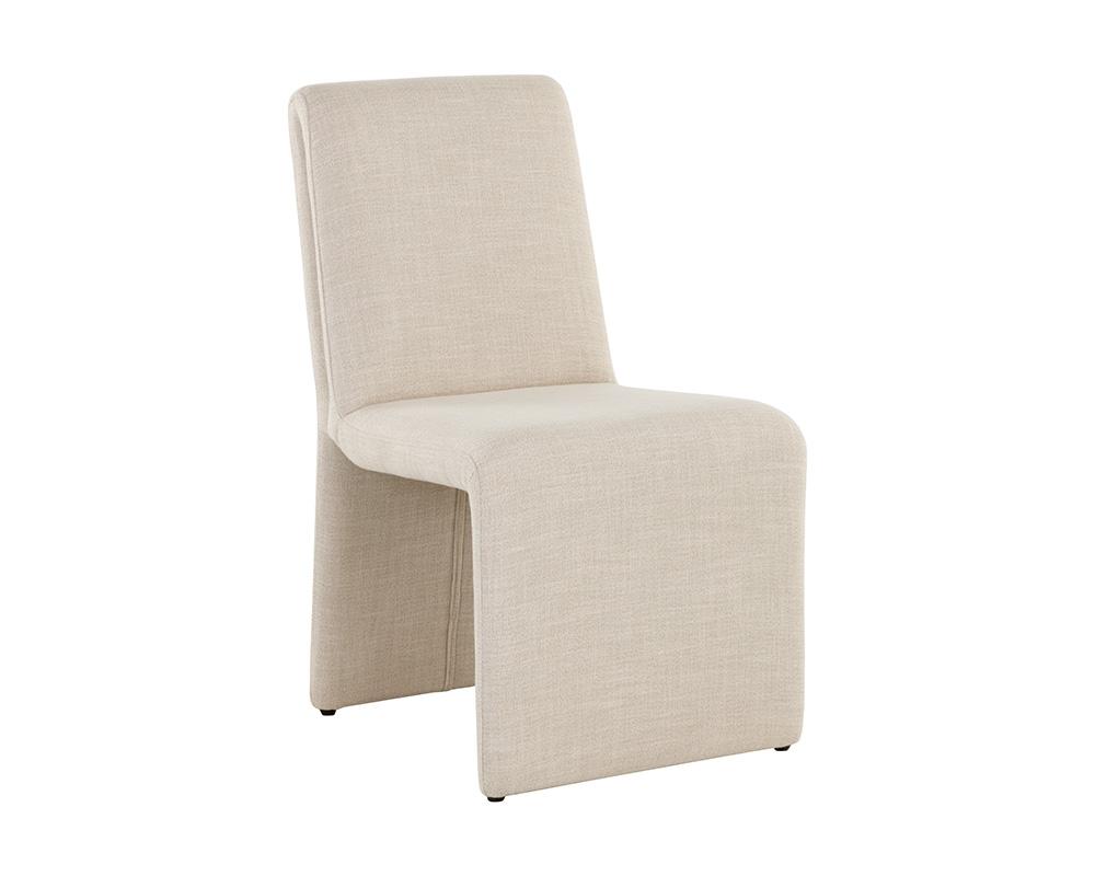 CASCATA DINING CHAIR - EFFIE LINEN