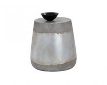 Sunpan 101376 - Aries Side Table - Silver