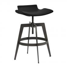 Sunpan 101533 - Bancroft Adjustable Stool - Onyx