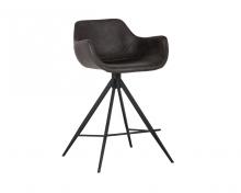 Sunpan 103247 - Owen Swivel Counter Stool - Town Grey