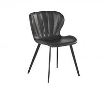 Sunpan 104490 - Arabella Dining Chair - Bravo Portabella / Polo Club Kohl Grey