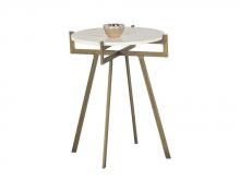 Sunpan 106289 - Anak Side Table - White