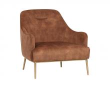 Sunpan 106400 - Cameron Lounge Chair - Nono Rust