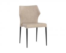 Sunpan 107683 - JAMES STACKABLE DINING CHAIR - BOUNCE STONE