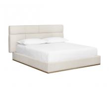 Sunpan 108482 - BECKHAM BED - KING - CHACHA CREAM