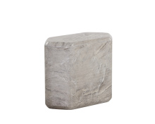 Sunpan 108957 - Spezza Side Table - Low - Marble Look - Grey