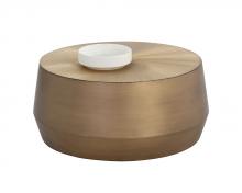 Sunpan 109690 - Creed Coffee Table - Small - Antique Gold