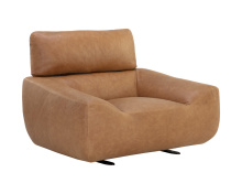 Sunpan 111480 - Paget Glider Lounge Chair - Camel Leather
