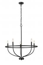 True Light Co. TRC355529BK - Scarlett Chandelier