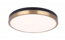 True Light Co. LFM277A16BKG - Louis Flush Mount