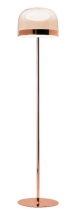 Mobital ALF-SHIN-COPP-AMBER - SHINE    Floor Lamp Amber Glass Copper Frame