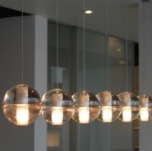 Mobital ALP-BELU-GLAS-6L - BELUGA    Pendant Lamp Clear Glass