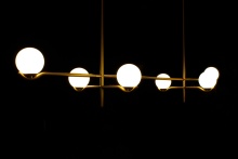 Mobital ALP-CONS-BRAS- - CONSTELLATION    Pendant Lamp White Glass Matte Brass Frame