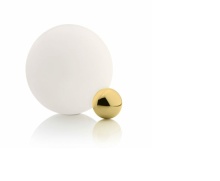 Mobital ALT-ANNI-GOLD-OPAL - ANNIE    Table Lamp White Glass Gold Base