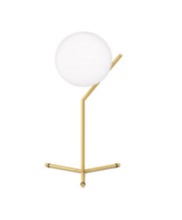 Mobital ALT-LUNA-GOPA-LARGE - LUNA    Table Lamp Large White Glass Polished Gold Frame