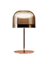 Mobital ALT-SHIN-COPP-AMBER - SHINE    Table Lamp Amber Glass Copper Frame