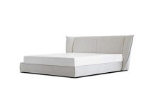 Mobital BED-AVIA-ALMO-KING - AVIATOR     Upholstered Bed King Almond Fabric