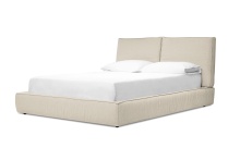 Mobital BED-BEND-ALMO-KING - BENDO    Upholstered Bed King Almond Fabric