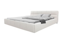 Mobital BED-BUBB-ALMI-KING - BUBBLE    Storage Bed King Almond Milk Fabric