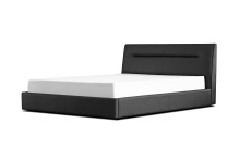 Mobital BED-NOAH-BLAC-KING - NOAH    Upholstered   Bed King Black Leatherette