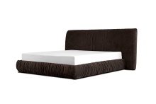 Mobital BED-SHAR-COBE-KING - SHAR PEI    Storage  Bed King Coffee Bean  Fabric