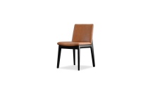 Mobital DCH-HOLS-PALO- - HOLSTER      Dining Chair Palomino Sauvage Leather Solid Wood Base
