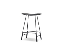 Mobital DCS-CANA-BLLE-PCBLA - CANARIA      Counter Stool Black Leather Black Powder Coated Steel Base
