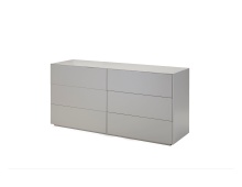 Mobital DRE-VEX9-MSTO-NE - VEX    Double Dresser  Stone Matte / Soft Close Drawers