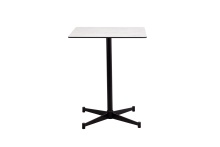 Mobital DTA-PINT-GREY-PCBLS - PINTO      Dining Table  Grey Laminate Top,  Black Powder Coated Steel Base Indoor-Outdoor