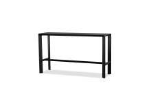 Mobital DTC-PLAN-BLAC-SOOT - PLANK      Counter Table  Black Soot  Solid Teak top,  Solid Teak Legs