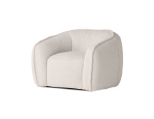 Mobital LCH-DUFF-TEDD- - DUFFY    Stationary  Lounge Chair Teddy Cream Fabric