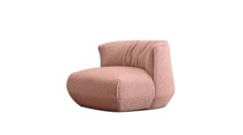Mobital LCH-KITS-CORA-RIWF - KITSUI      Lounge Chair Coral Rib Weave Fabric