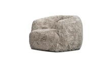 Mobital LCH-SABA-SABL-BUNSW - SABA      Swivel Lounge Chair Sable Bunny Fabric