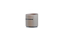 Mobital NIG-MERC-SAND-LEAT - MERC    Round Side Table  Sand Leather